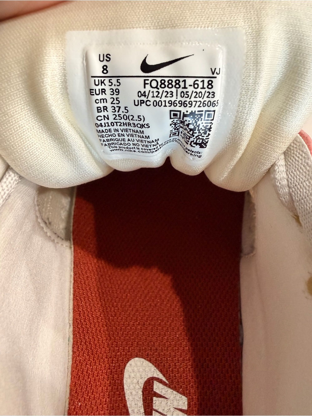 Nike Women's Air Max 90 Futura shoes "Red Stardust" size 8 - Picture 11 of 11